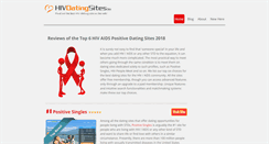 Desktop Screenshot of hivdatingsites.biz